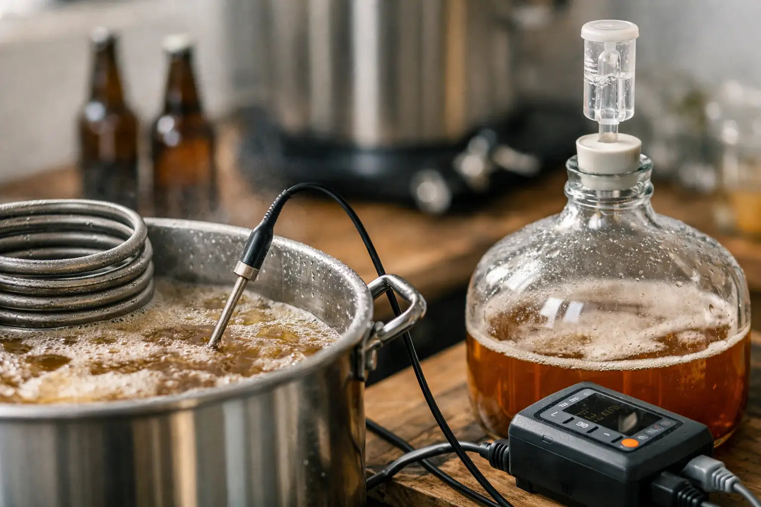 Temperaturkontroll i ølbrygging hjemme