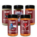 Stor Krydderpakke – Big Boy BBQ (5 unike smaker) – 5 bokser